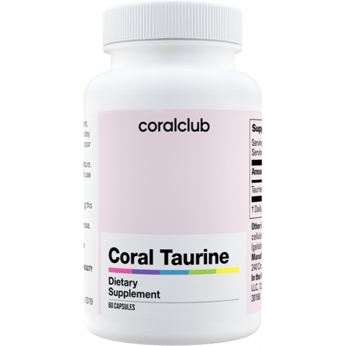 Биологиялық белсенділігі жоғары амин қышқылы Coral Taurine (Coral Club)
